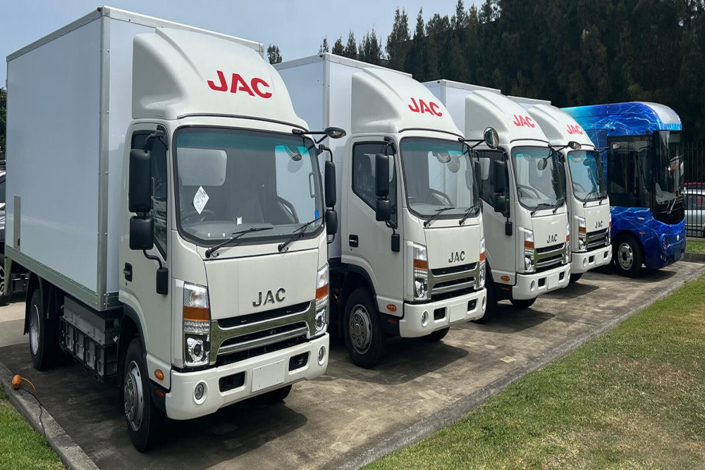 JAC Puts New EV truck on Queensland Roads